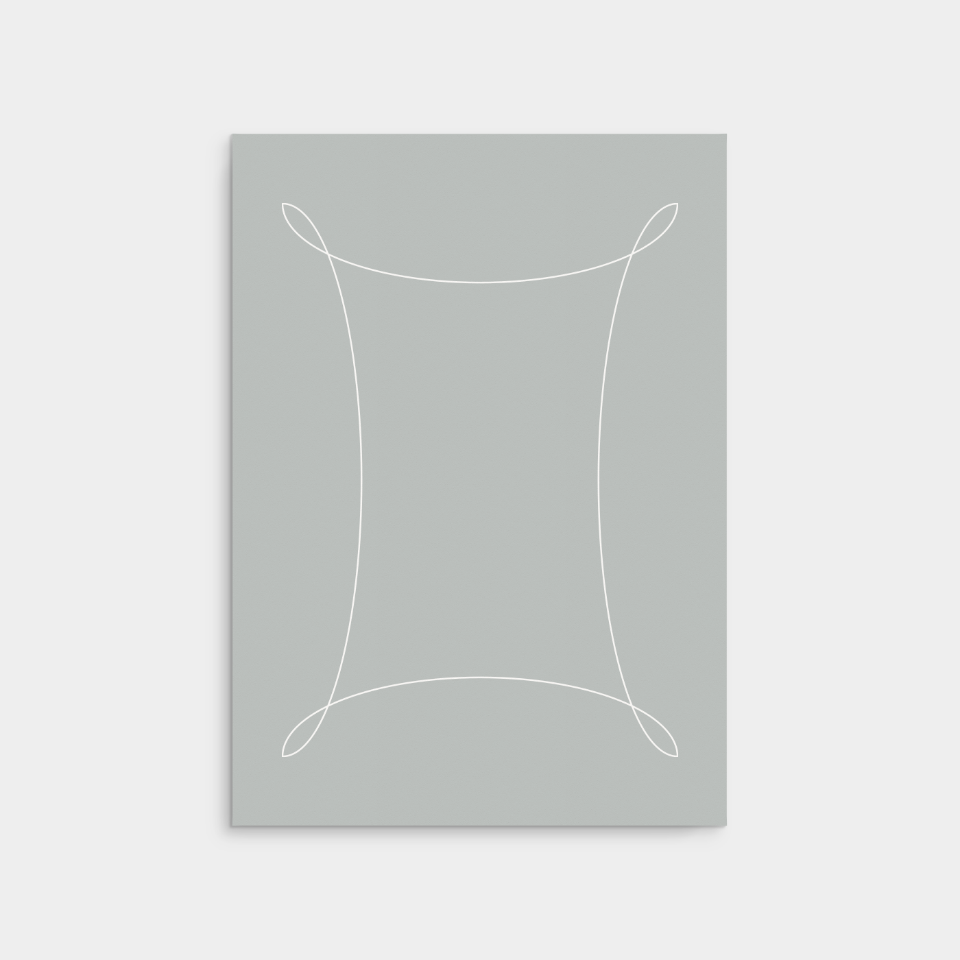 Loop Frame III Art Print-Posters, Prints, & Visual Artwork-The Design Craft