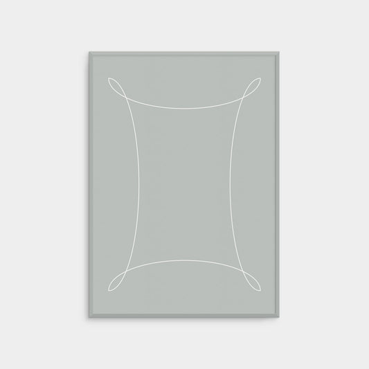 Loop Frame III Art Print-Posters, Prints, & Visual Artwork-The Design Craft