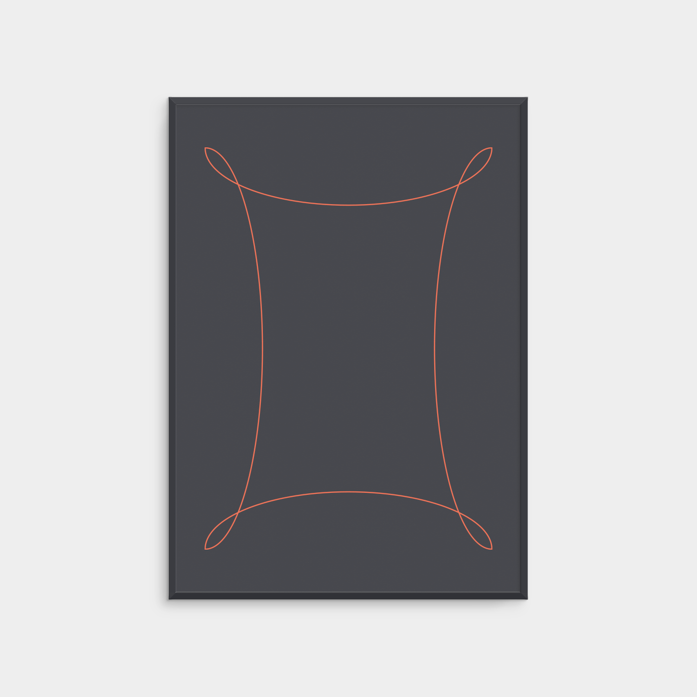 Loop Frame IV Art Print-Posters, Prints, & Visual Artwork-The Design Craft
