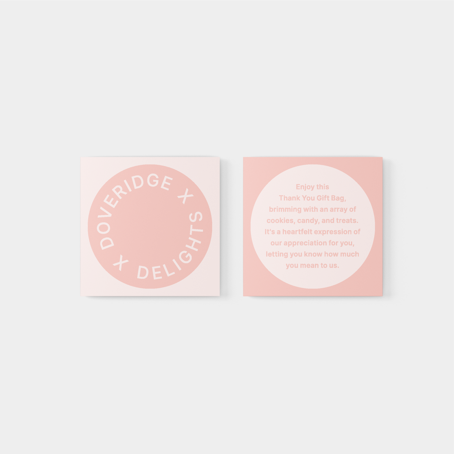 Macaroon Square Geo Business Card III-Greeting & Note Cards-The Design Craft