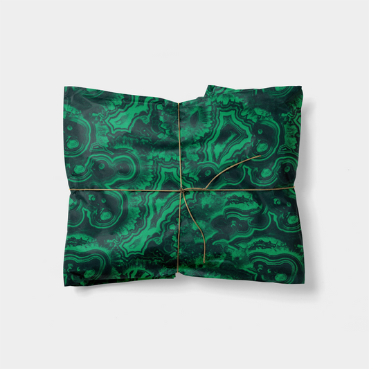 Malachite Gift Wrap-Gift Wrapping-The Design Craft