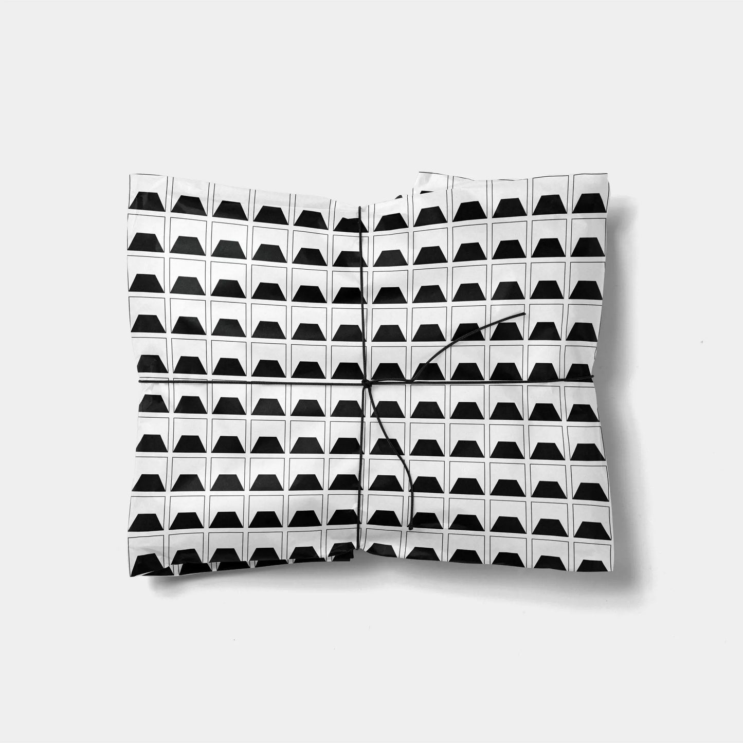 Minimal Architectural Grid Gift Wrap