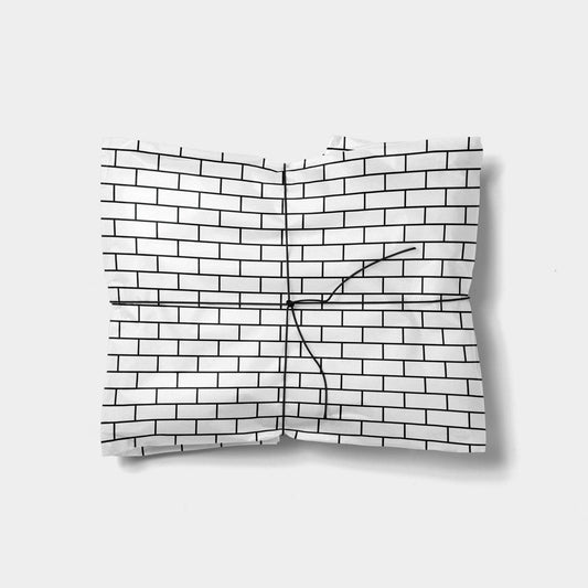 Minimal Brick Gift Wrap-Gift Wrapping-The Design Craft