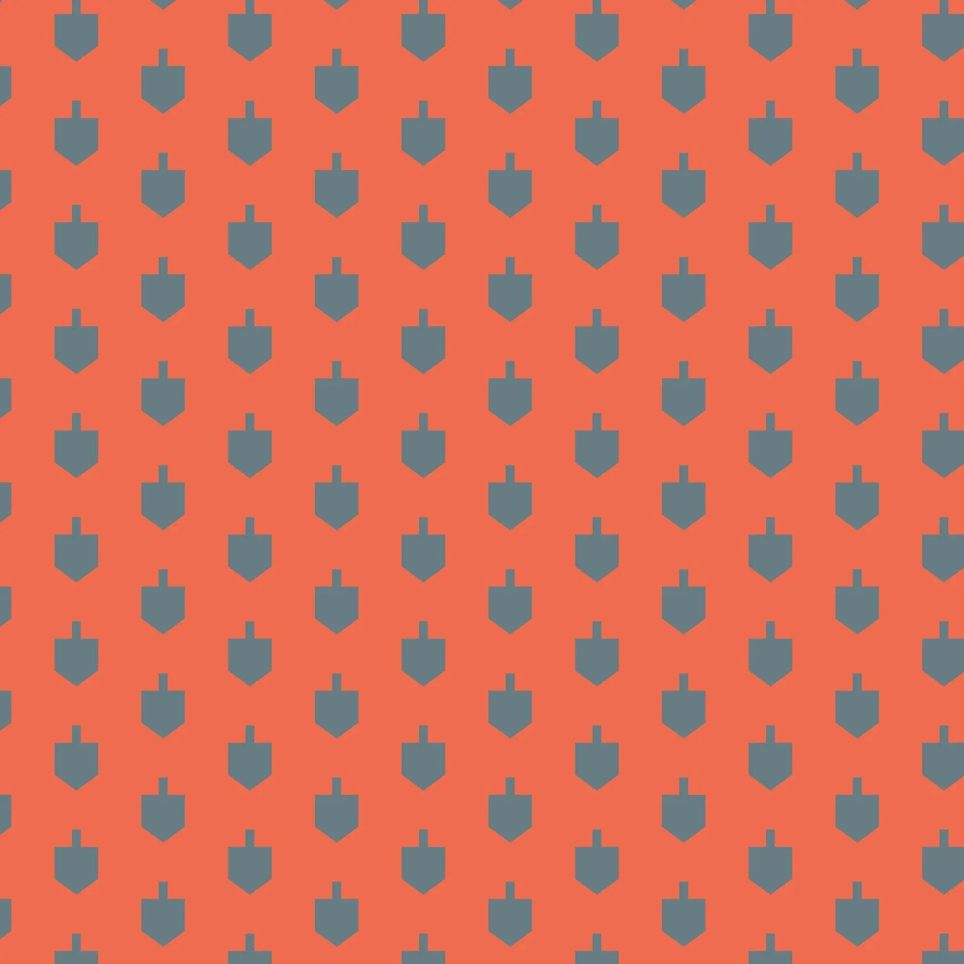 Minimal Dreidel Holiday Gift Wrap