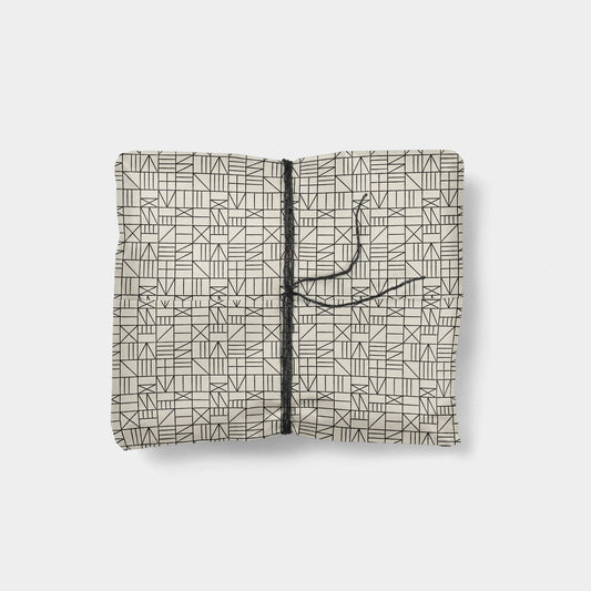 Minimal Grid Gift Wrap-Gift Wrapping-The Design Craft