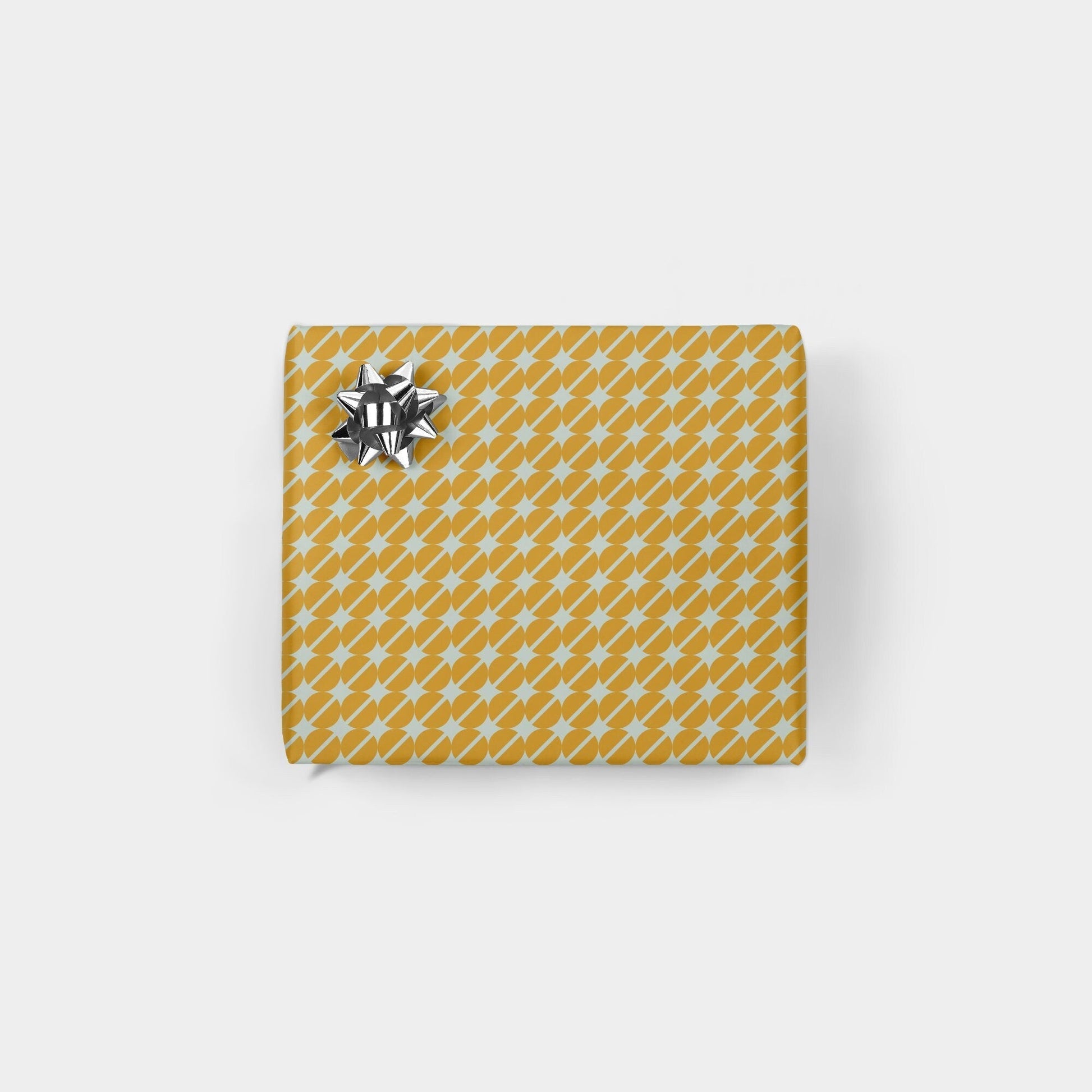 Minimal Holiday Ball Ornament Gift Wrap-Gift Wrapping-The Design Craft