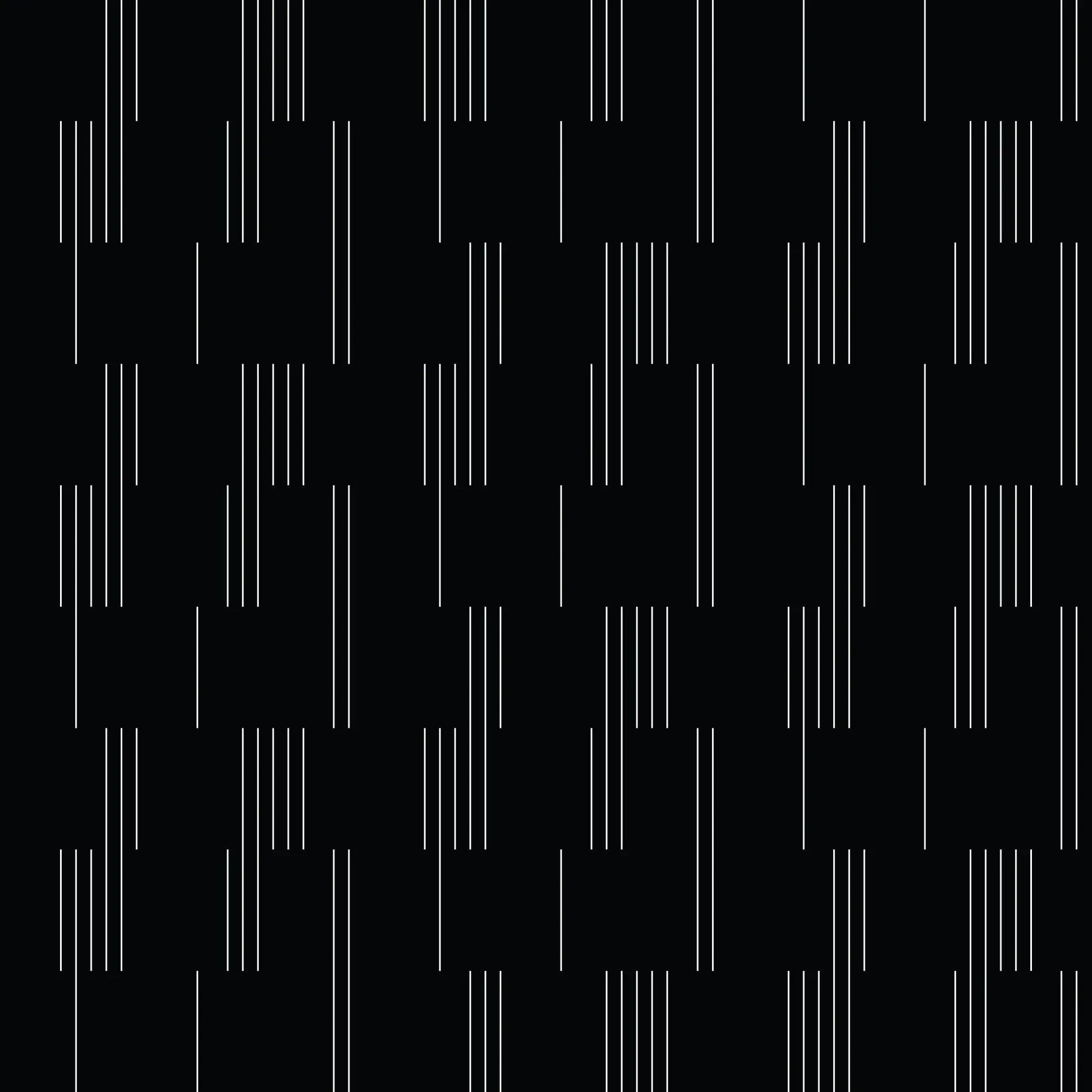 Minimal Lines Black Gift Wrap