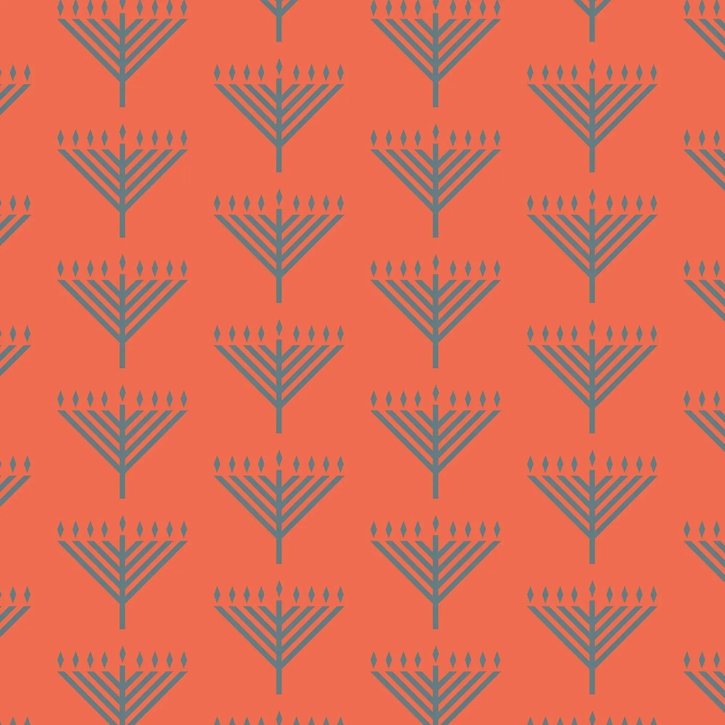 Minimal Menorah Holiday Gift Wrap