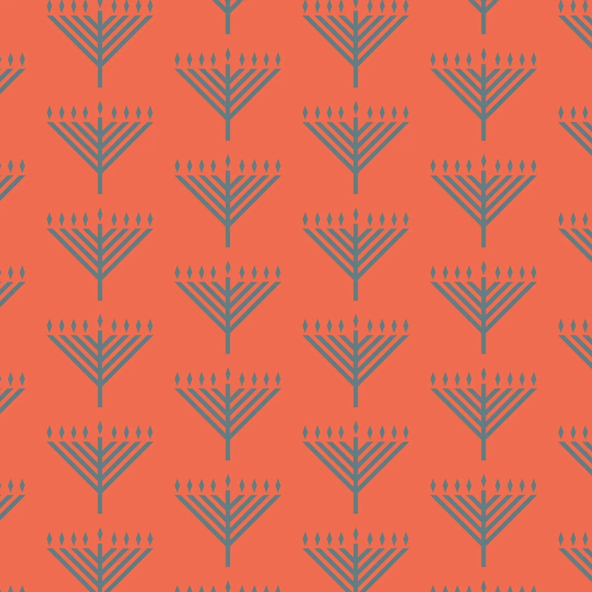 Minimal Menorah Holiday Gift Wrap