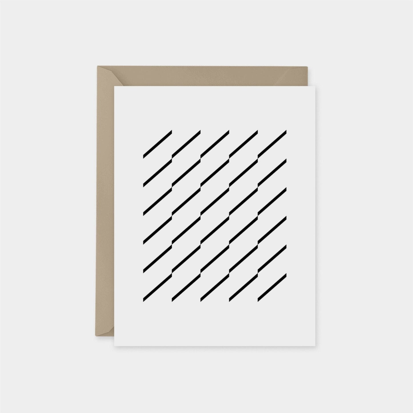 Minimal Modern Black and White Card-Greeting & Note Cards-The Design Craft