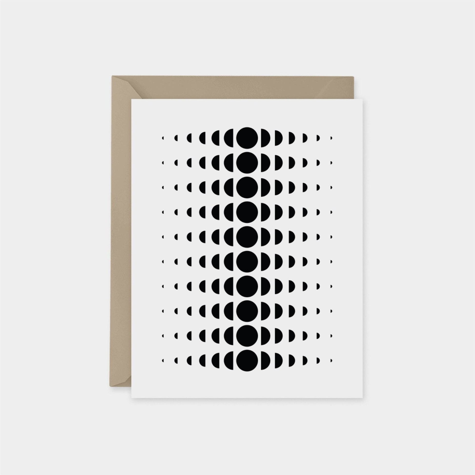 Minimal Modern Black and White Card IX-Greeting & Note Cards-The Design Craft