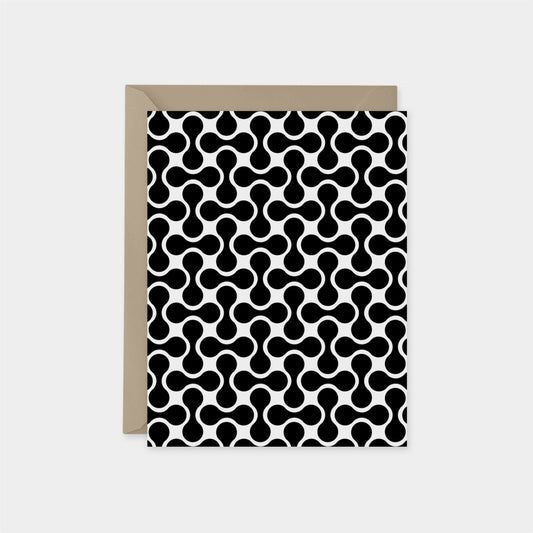 Minimal Modern Black and White Card VII-Greeting & Note Cards-The Design Craft