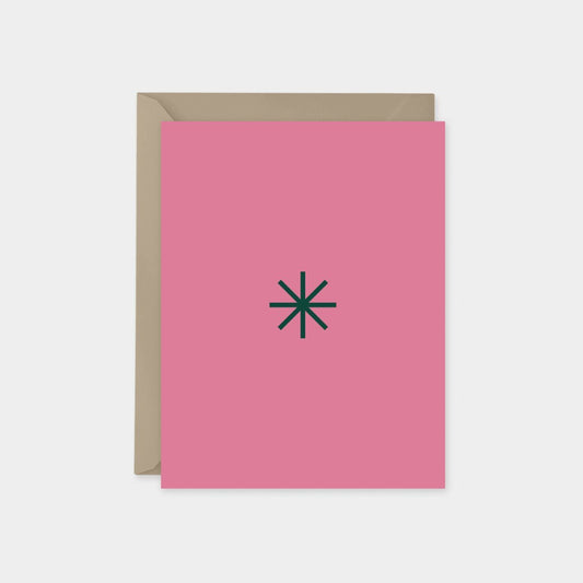 Minimal Modern Bow Holiday Card-Greeting & Note Cards-The Design Craft