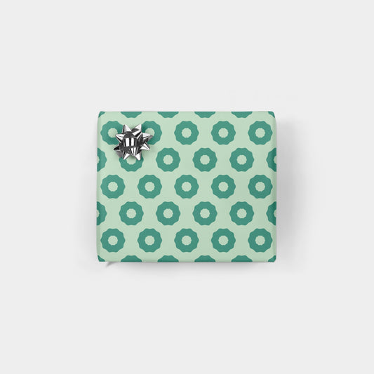 Minimal Wreath Holiday Gift Wrap-Gift Wrapping-The Design Craft