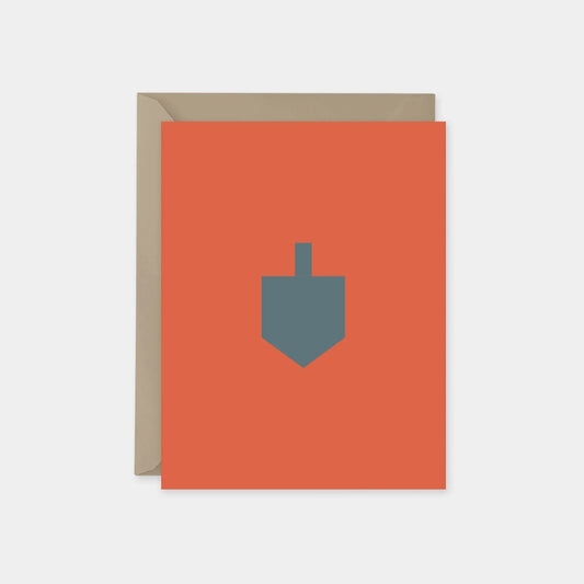 Minimalist Dreidel Holiday Hanukkah Card