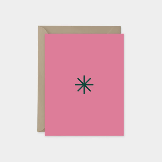 Minimalist Holiday Line Art Card No. 7,-Greeting & Note Cards-The Design Craft