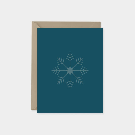 Minimalist Modern Holiday Snowflake-The Design Craft