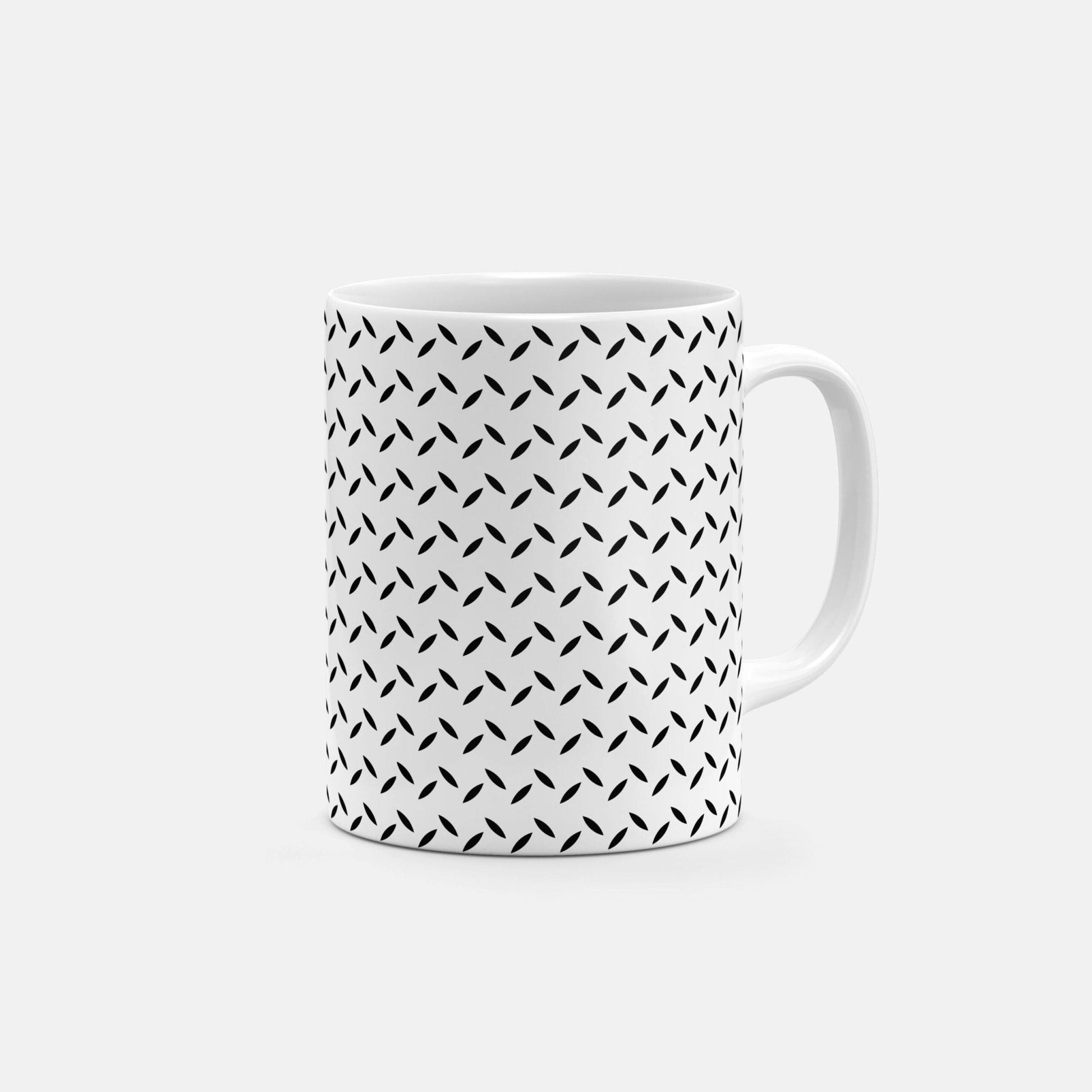 Mnml Tire Tread Pattern 11 Oz Mug-The Design Craft