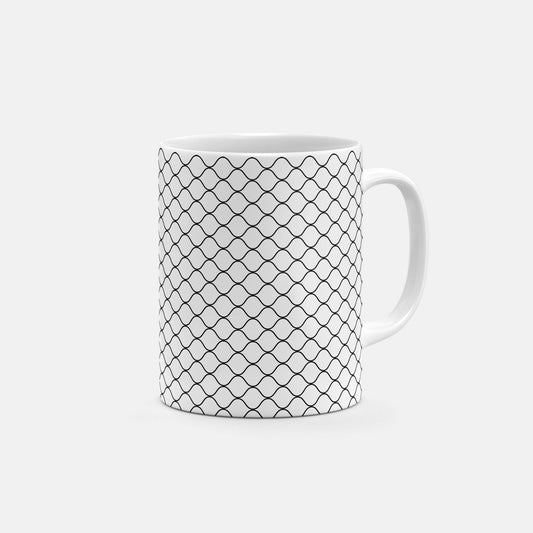 Mnml Wire Mesh 11 Oz Mug-The Design Craft