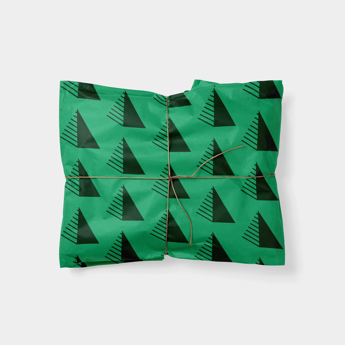 Modern 3D Stripe Holiday Gift Wrap