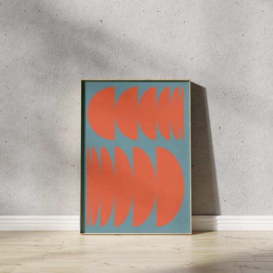 Modern Abstract Geo Shape Wall Art Kit-The Design Craft