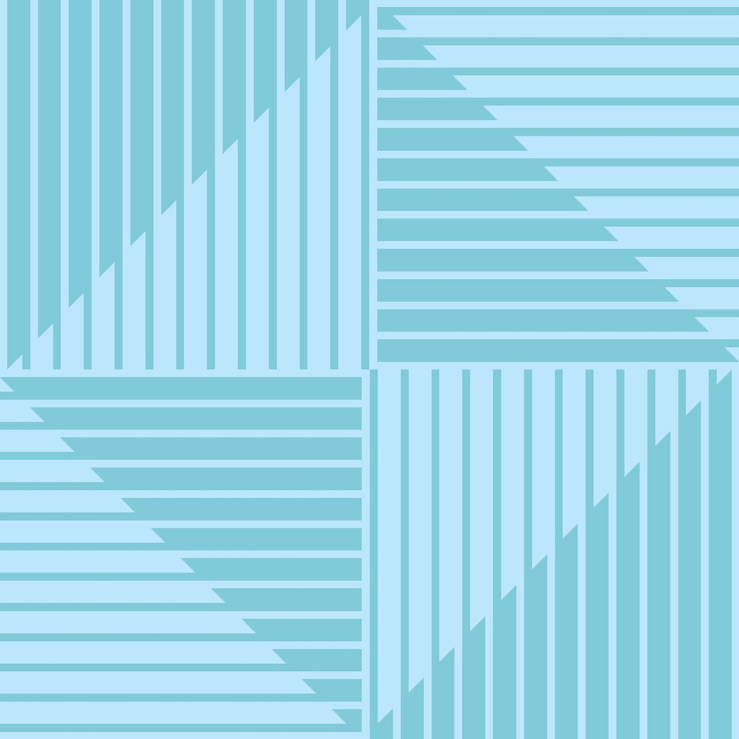 Modern Geo Striped Gift Wrap-Gift Wrapping-The Design Craft