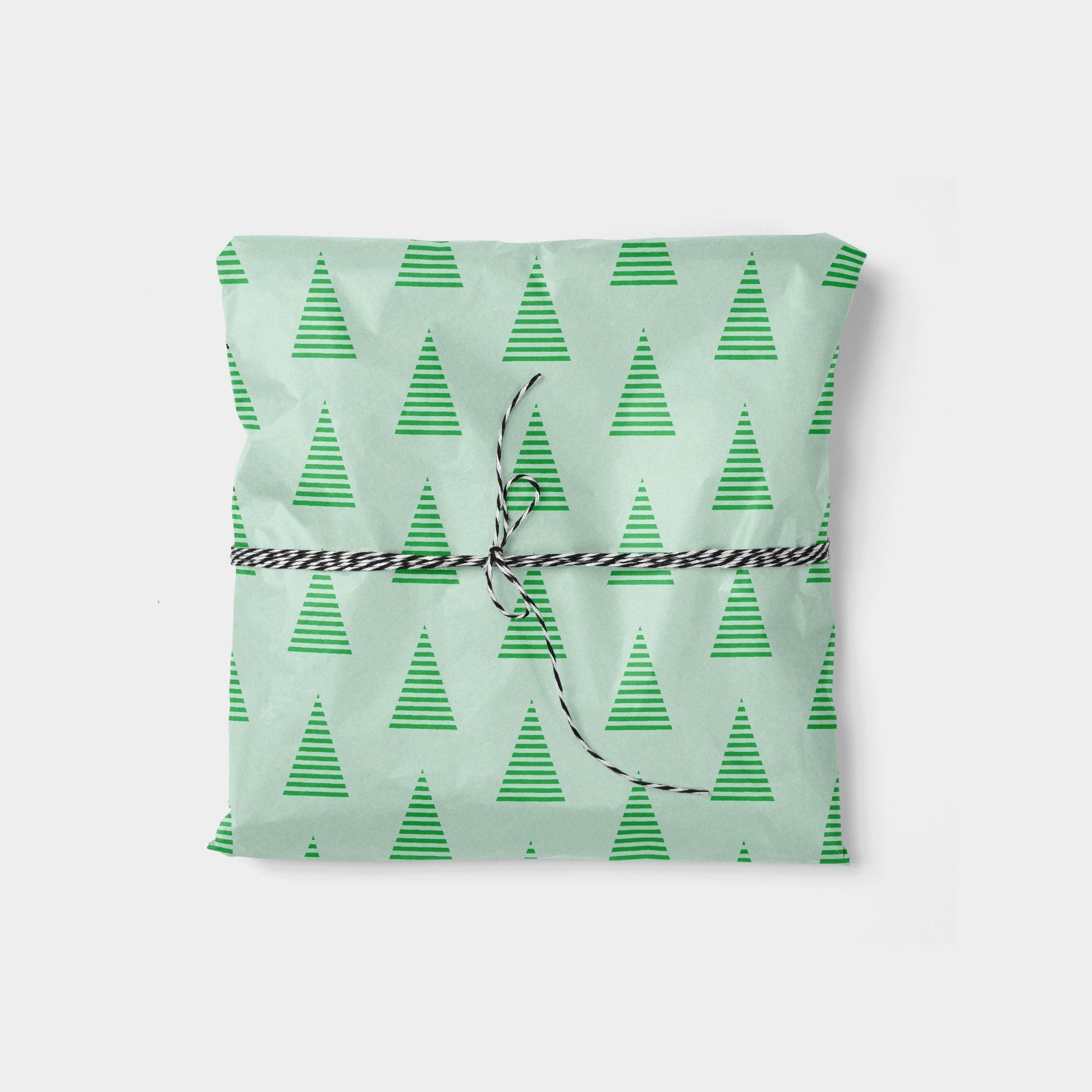 Modern Holiday Tree Gift Wrap-Gift Wrapping-The Design Craft