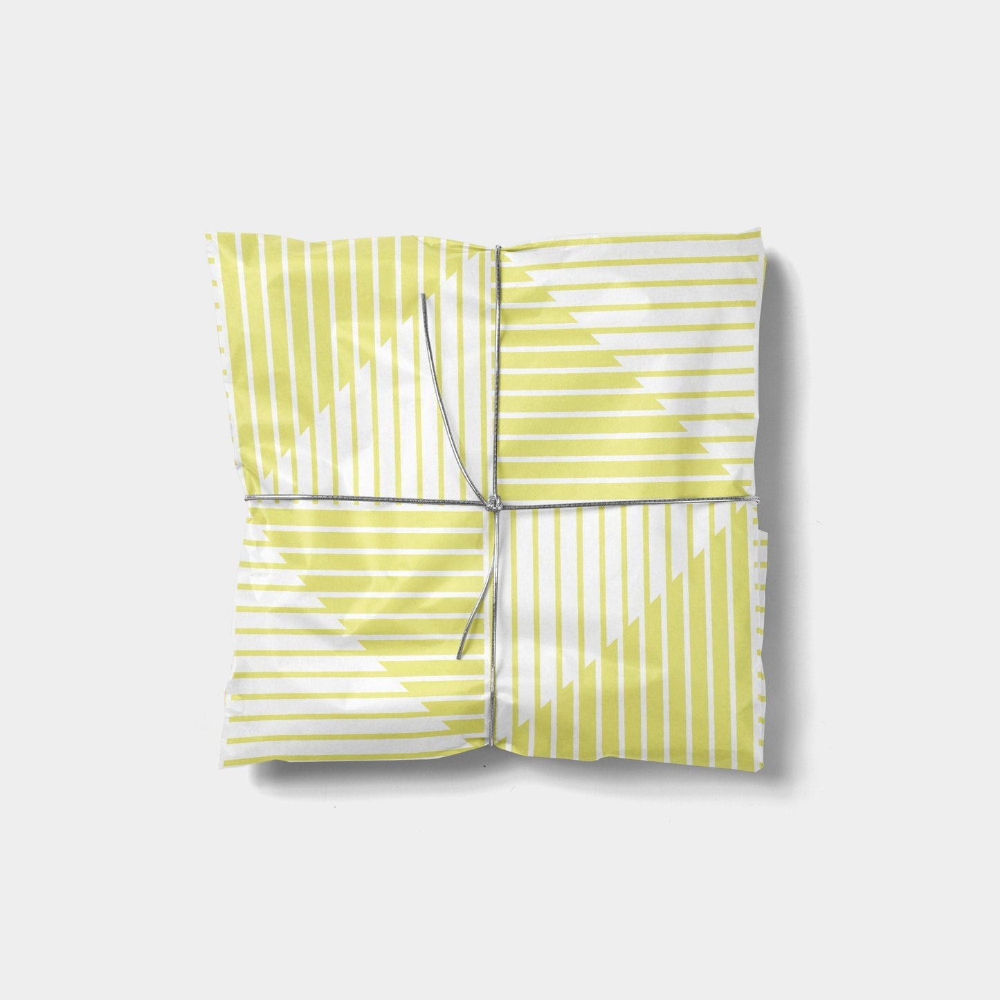 Modern Stripe Geo Gift Wrap-Gift Wrapping-The Design Craft