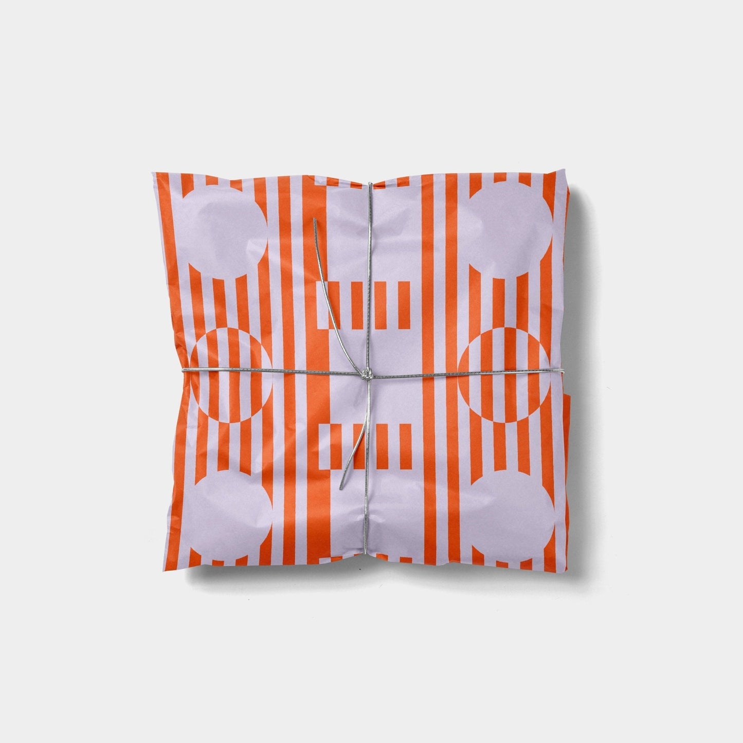 Modern Stripe Geo Gift Wrap-Gift Wrapping-The Design Craft