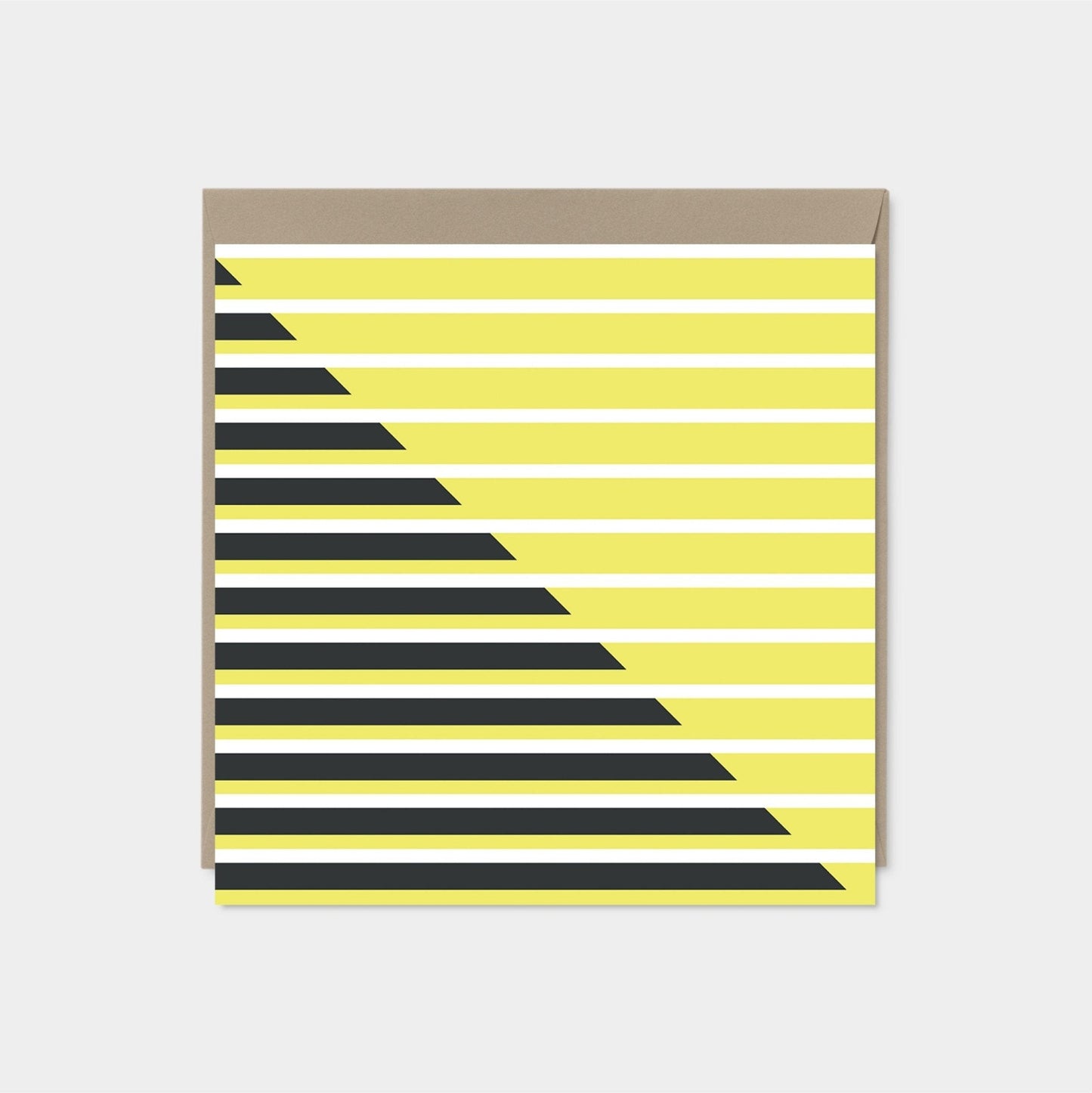 Modern Stripe Square Card-Greeting & Note Cards-The Design Craft