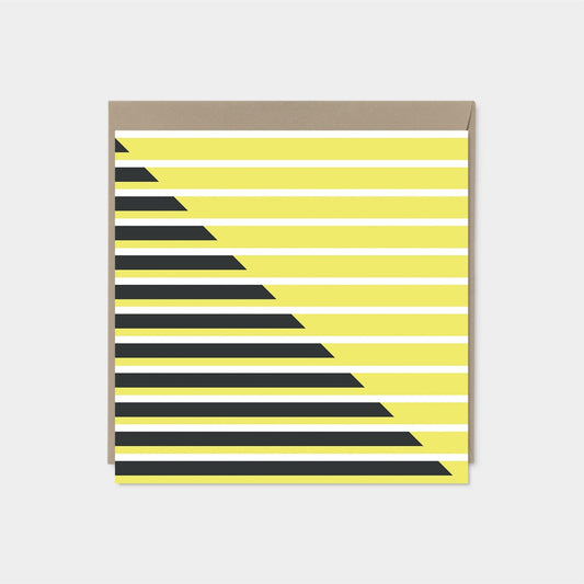 Modern Stripe Square Card-Greeting & Note Cards-The Design Craft