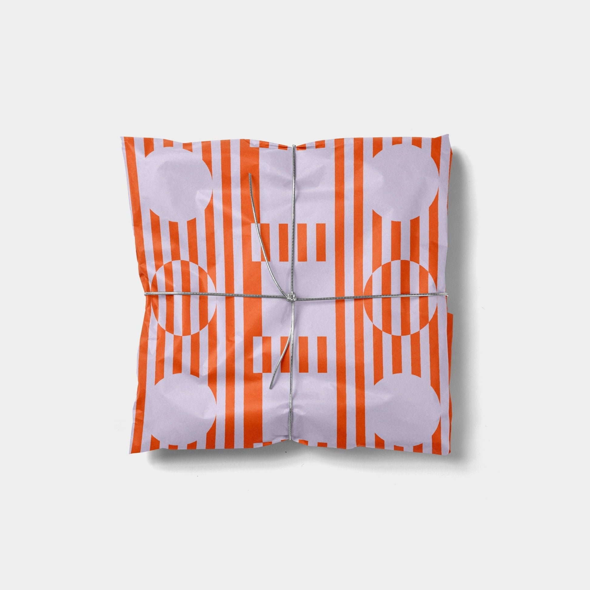 Modern Striped Geo Gift Wrap-Gift Wrapping-The Design Craft