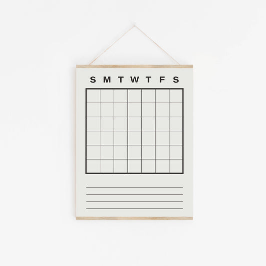 Modern Weekly Monthly Planner Printable-Design Template-The Design Craft