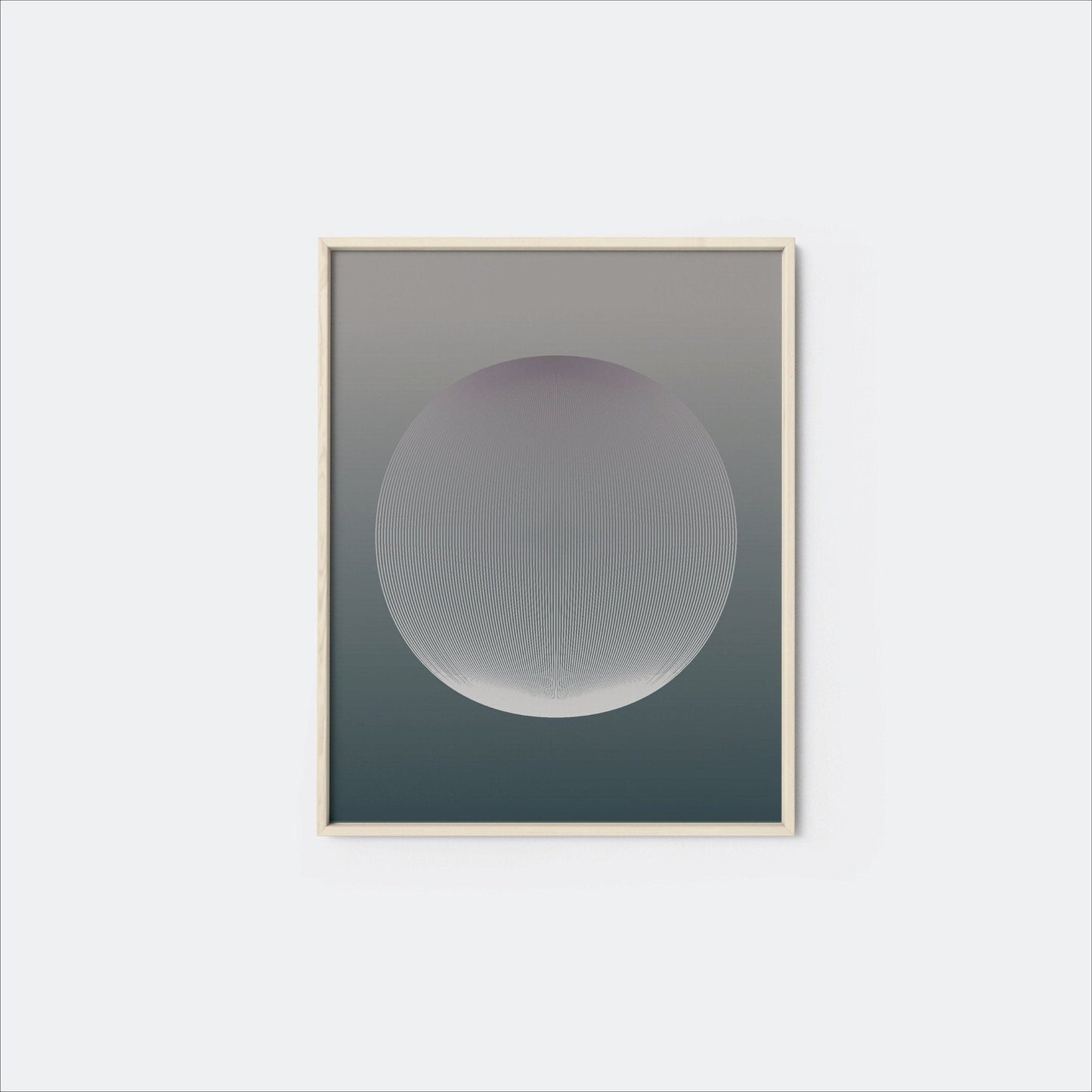 Moiré Zen Orb Art Print-Art Prints-The Design Craft