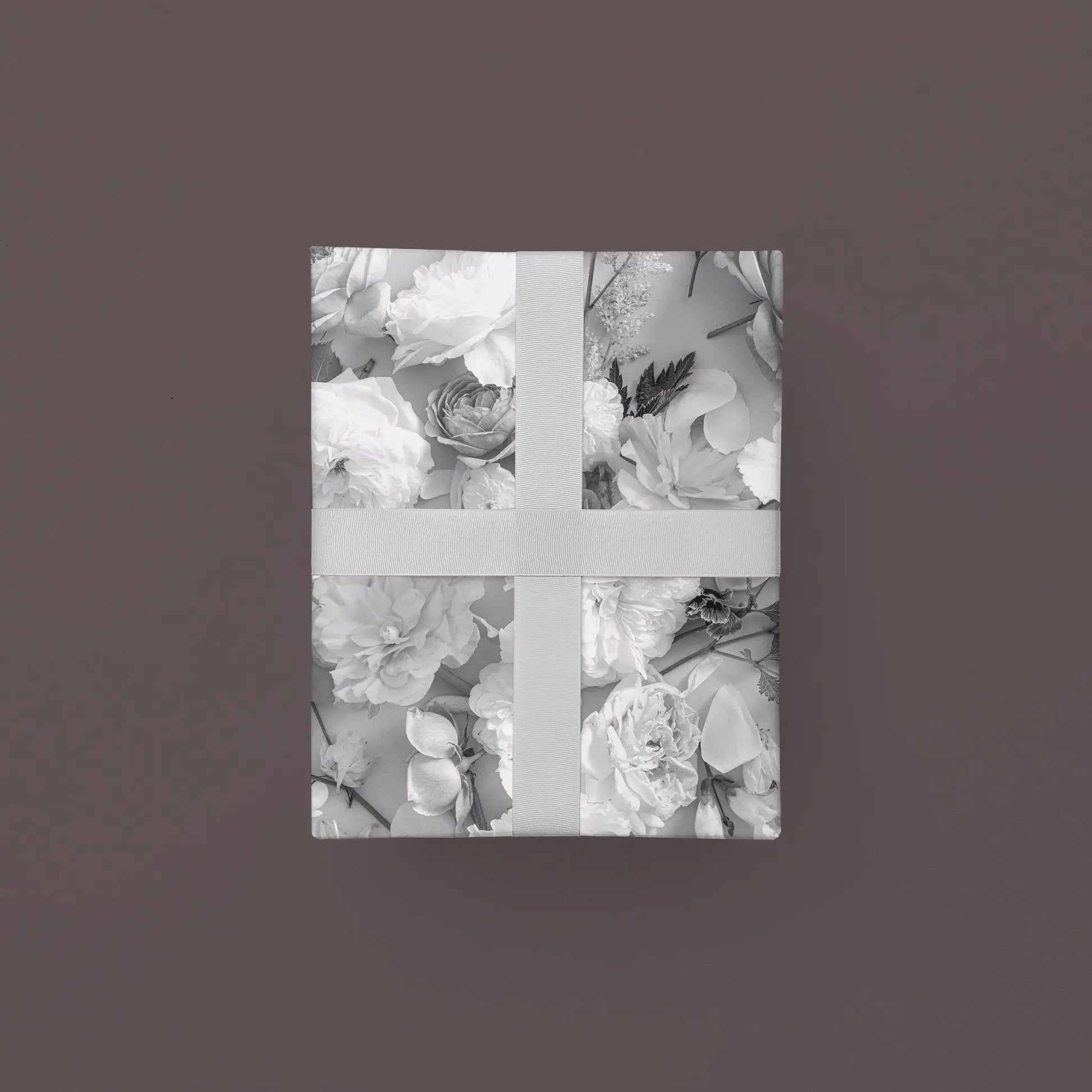 Monochrome Floral Gift Wrap II