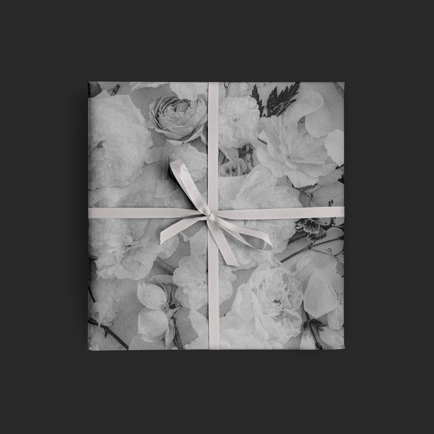 Monochrome Floral Gift Wrap III