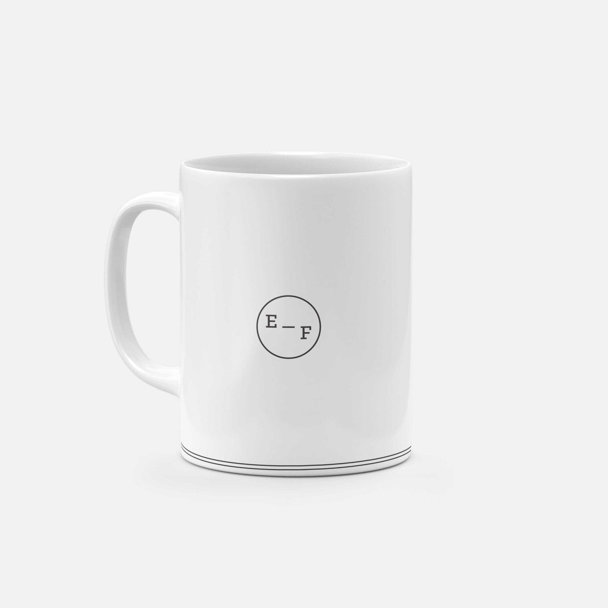 Monogram Badge 11oz Mug-The Design Craft