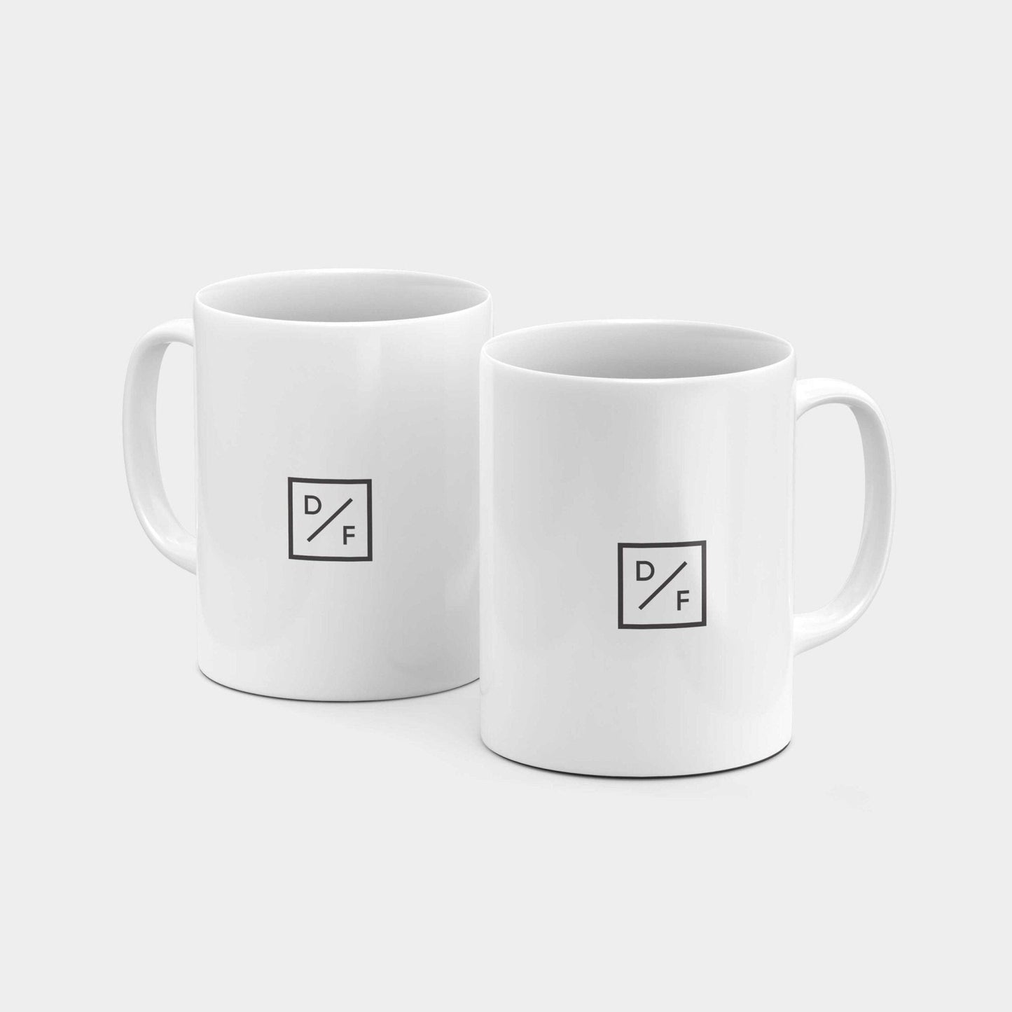 Monogram Badge 11oz Mug II-The Design Craft