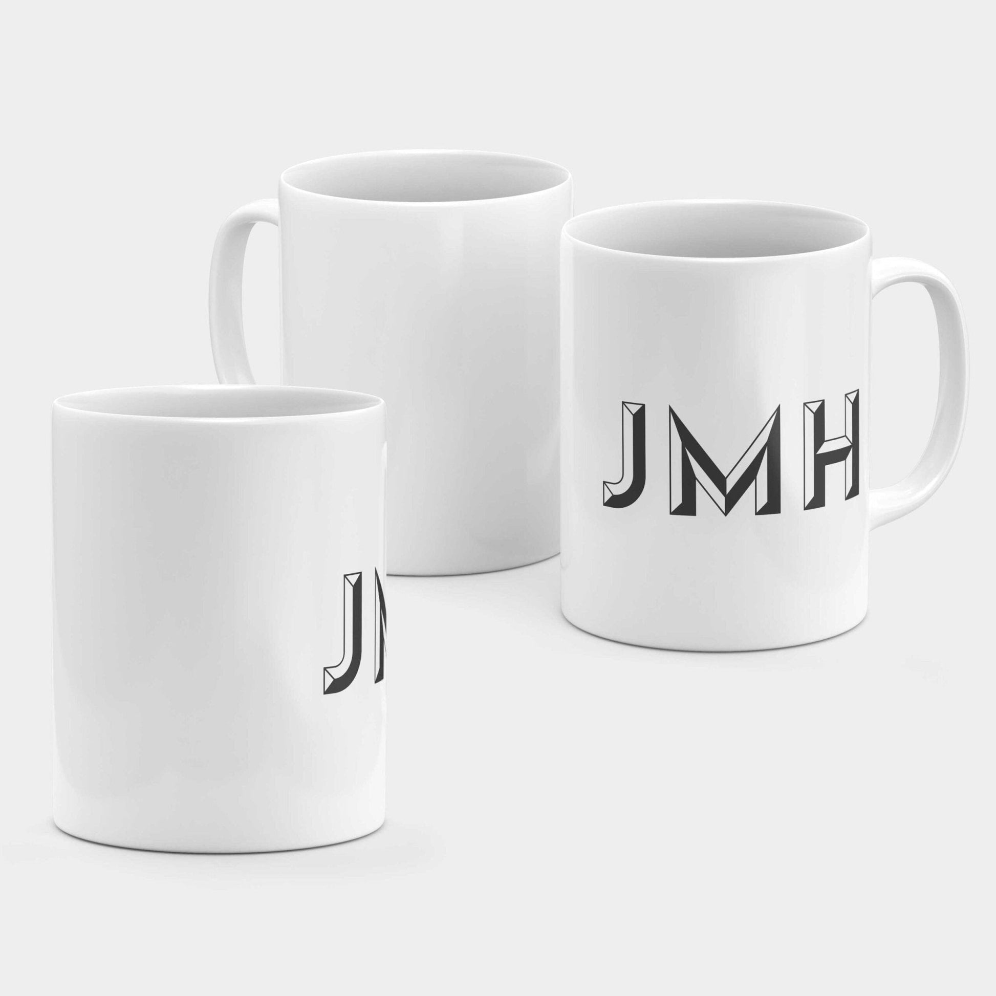 Monogram Initials 11oz Mug-The Design Craft