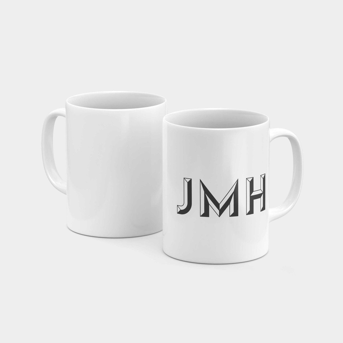 Monogram Initials 11oz Mug-The Design Craft