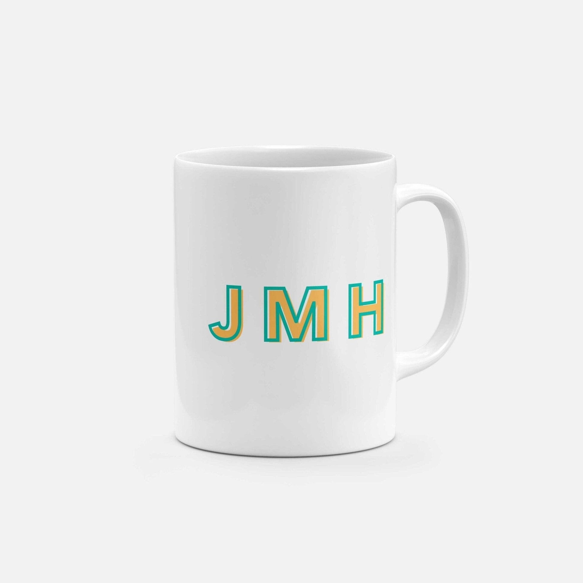 Monogram Initials 11oz Mug II-The Design Craft