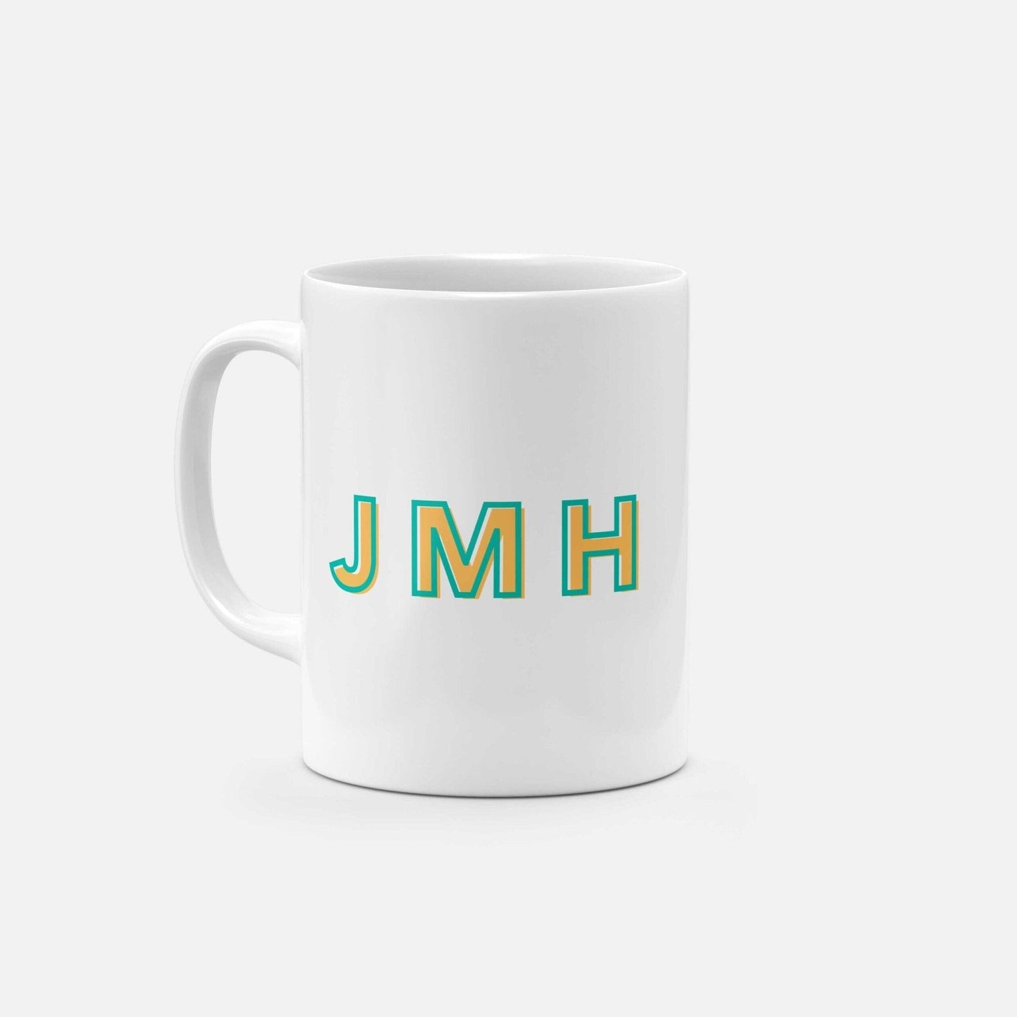 Monogram Initials 11oz Mug II-The Design Craft