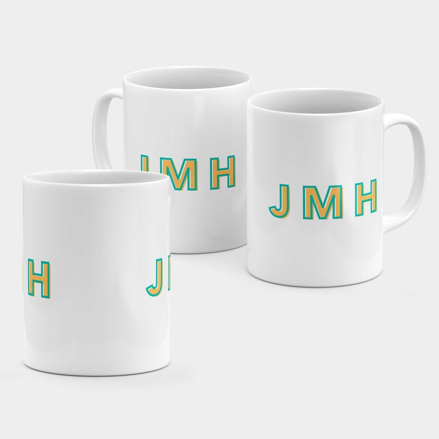 Monogram Initials 11oz Mug II-The Design Craft