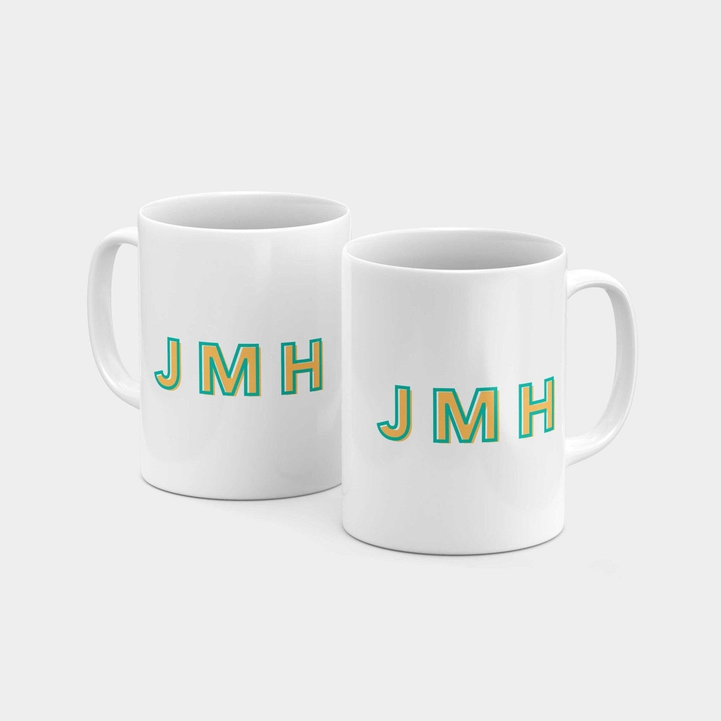 Monogram Initials 11oz Mug II-The Design Craft