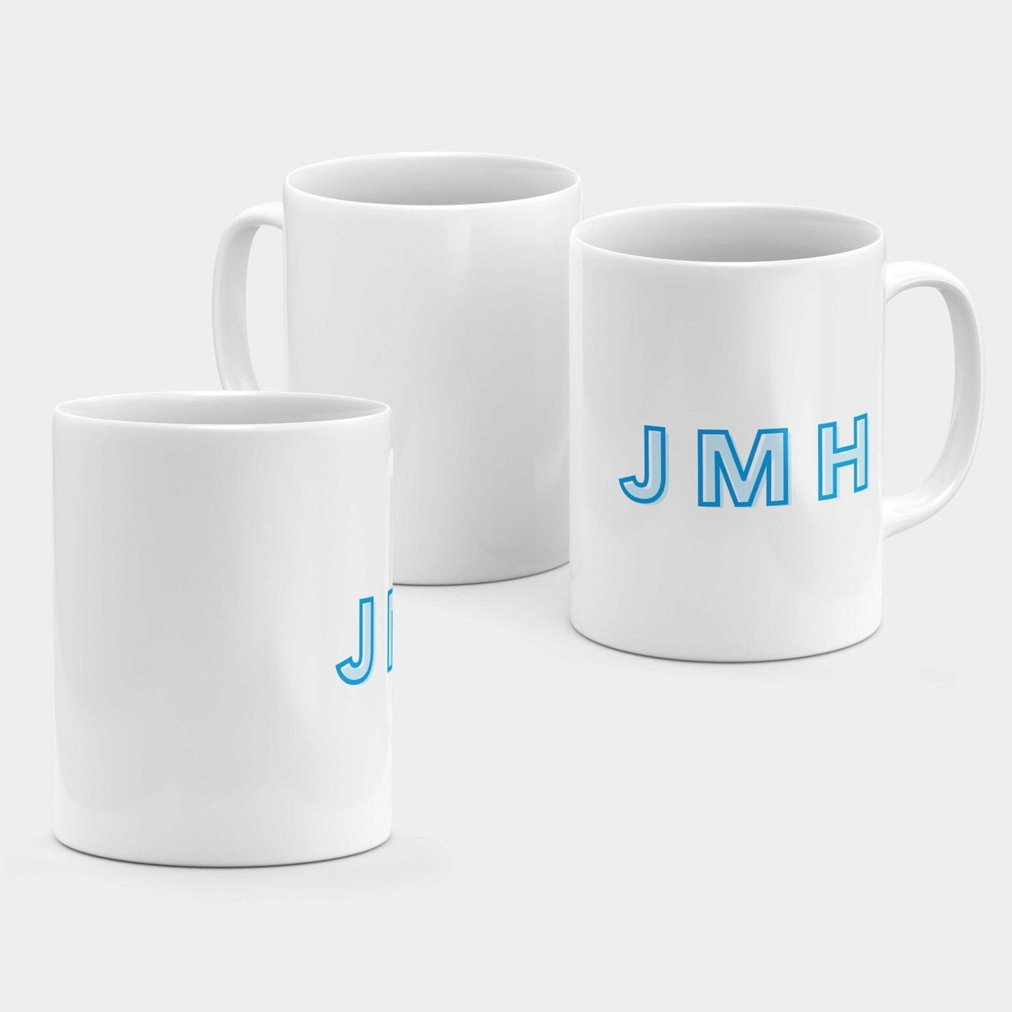 Monogram Initials 11oz Mug IX-The Design Craft