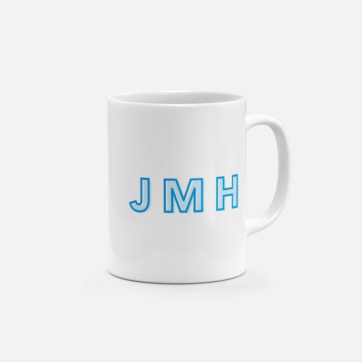 Monogram Initials 11oz Mug IX-The Design Craft