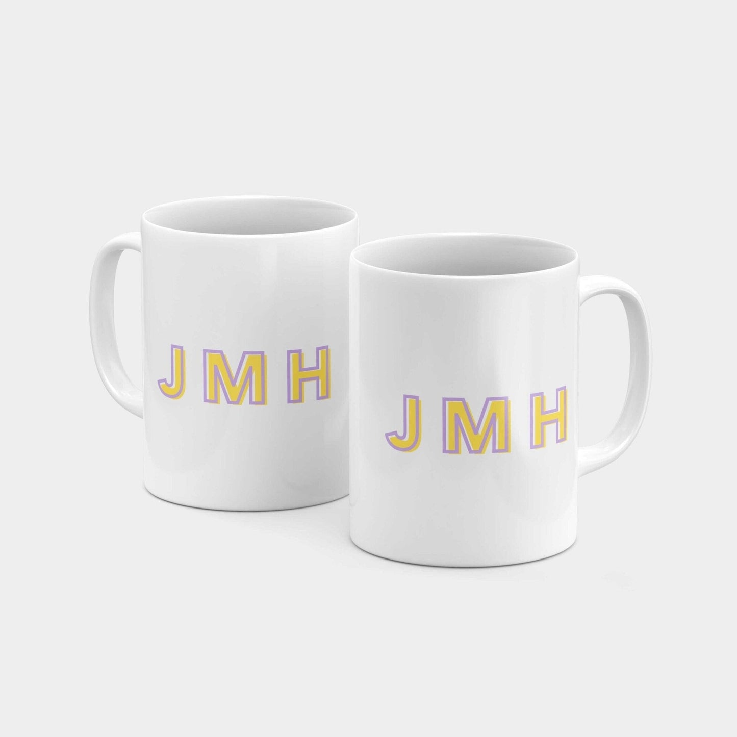 Monogram Initials 11oz Mug V-The Design Craft