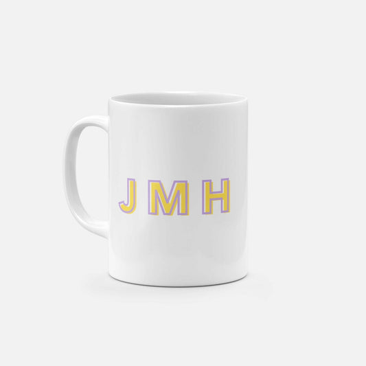 Monogram Initials 11oz Mug V-The Design Craft