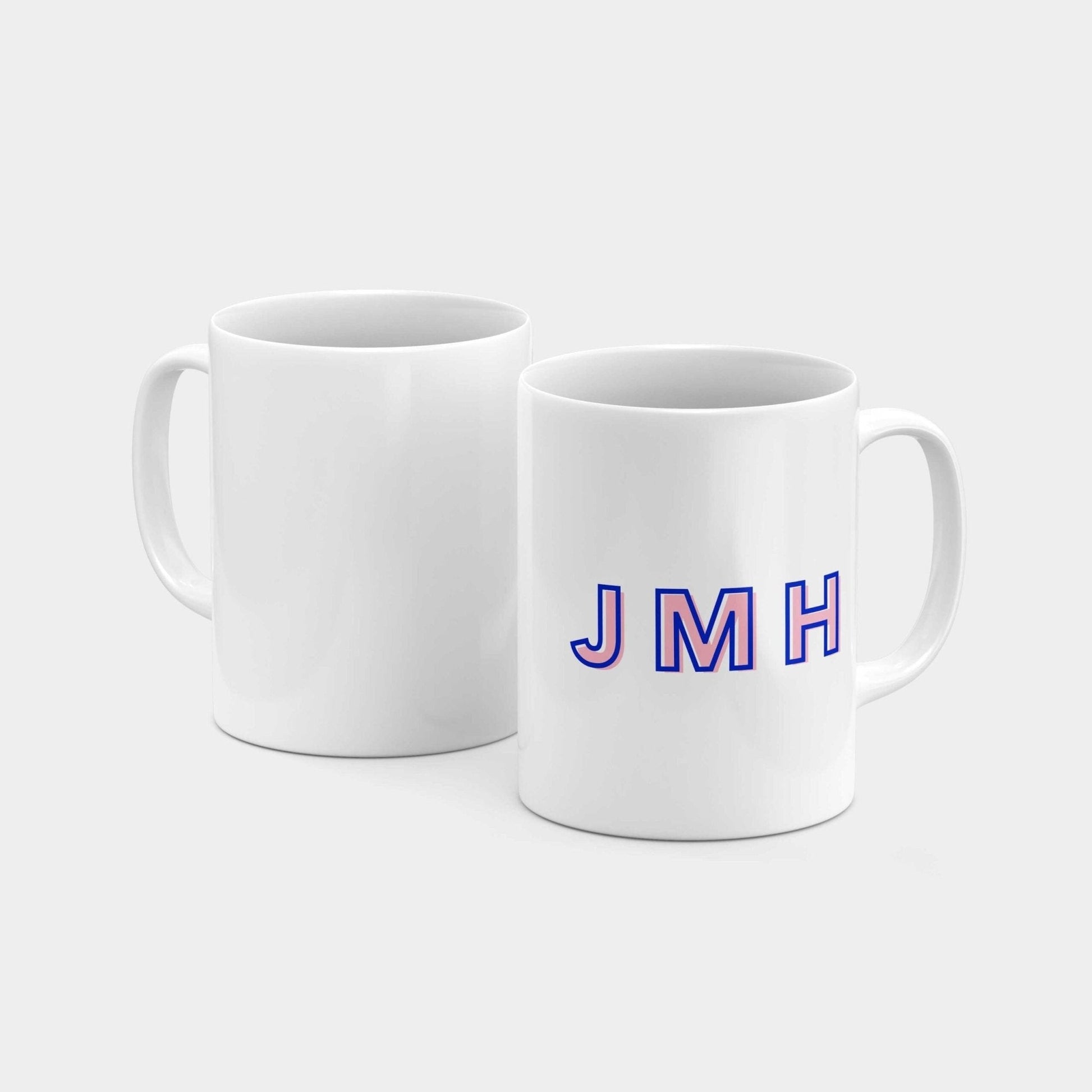 Monogram Initials 11oz Mug VI-The Design Craft