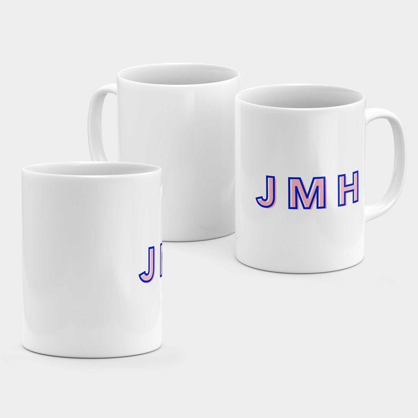 Monogram Initials 11oz Mug VI-The Design Craft